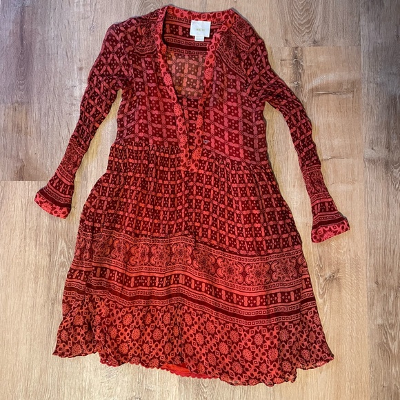 Anthropologie Maeve Canna Swing Dress - Picture 6 of 14